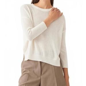 NEW DEMYLEE NEW YORK nadin sweater in off white